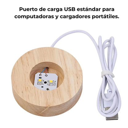 ESFERA DE LUZ LUNAR 3D
